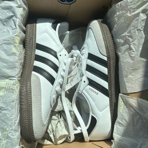 Adidas Samba Classic White and Black Women’s Shoes